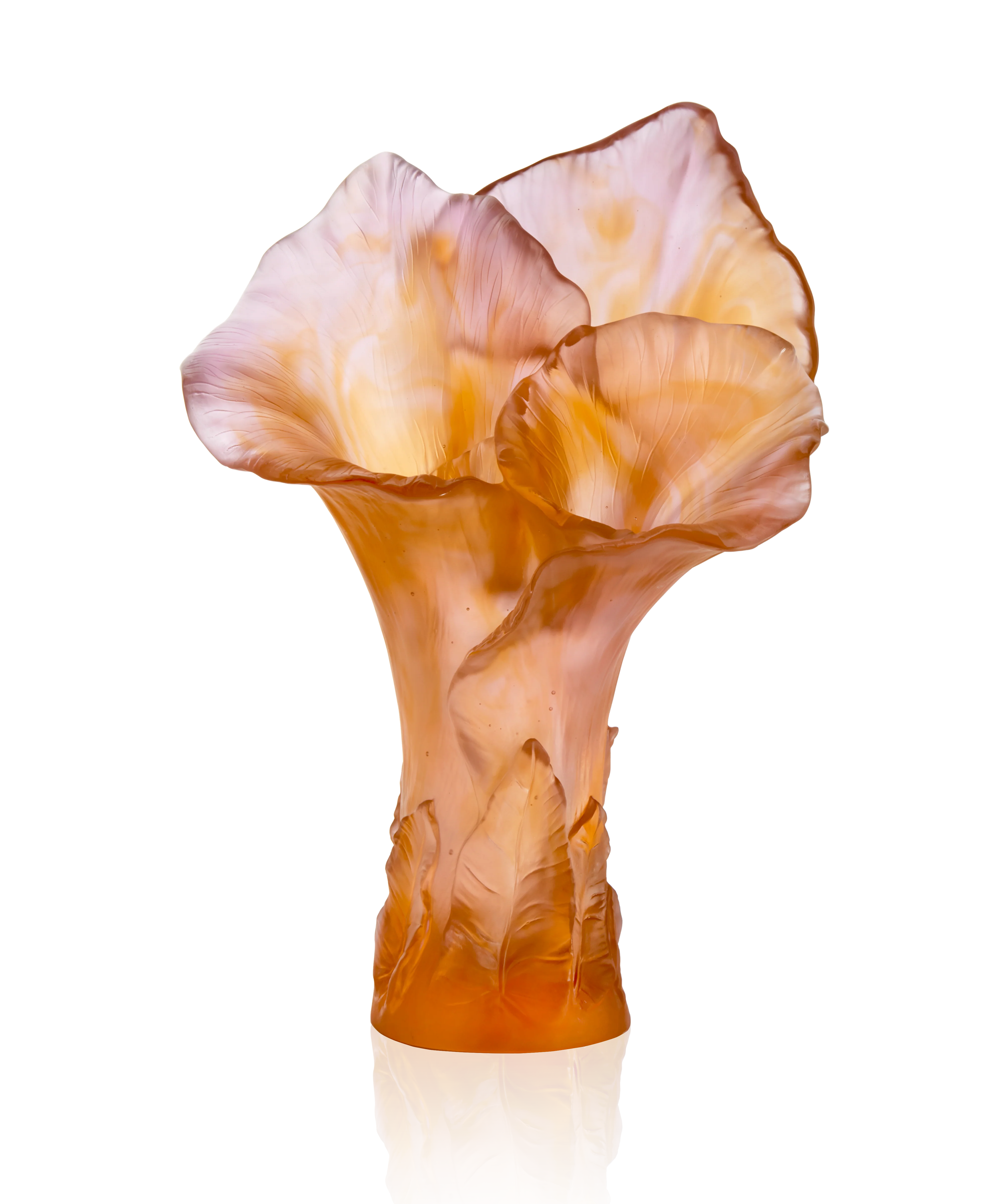 Arum Vase magnum Ambre-rose