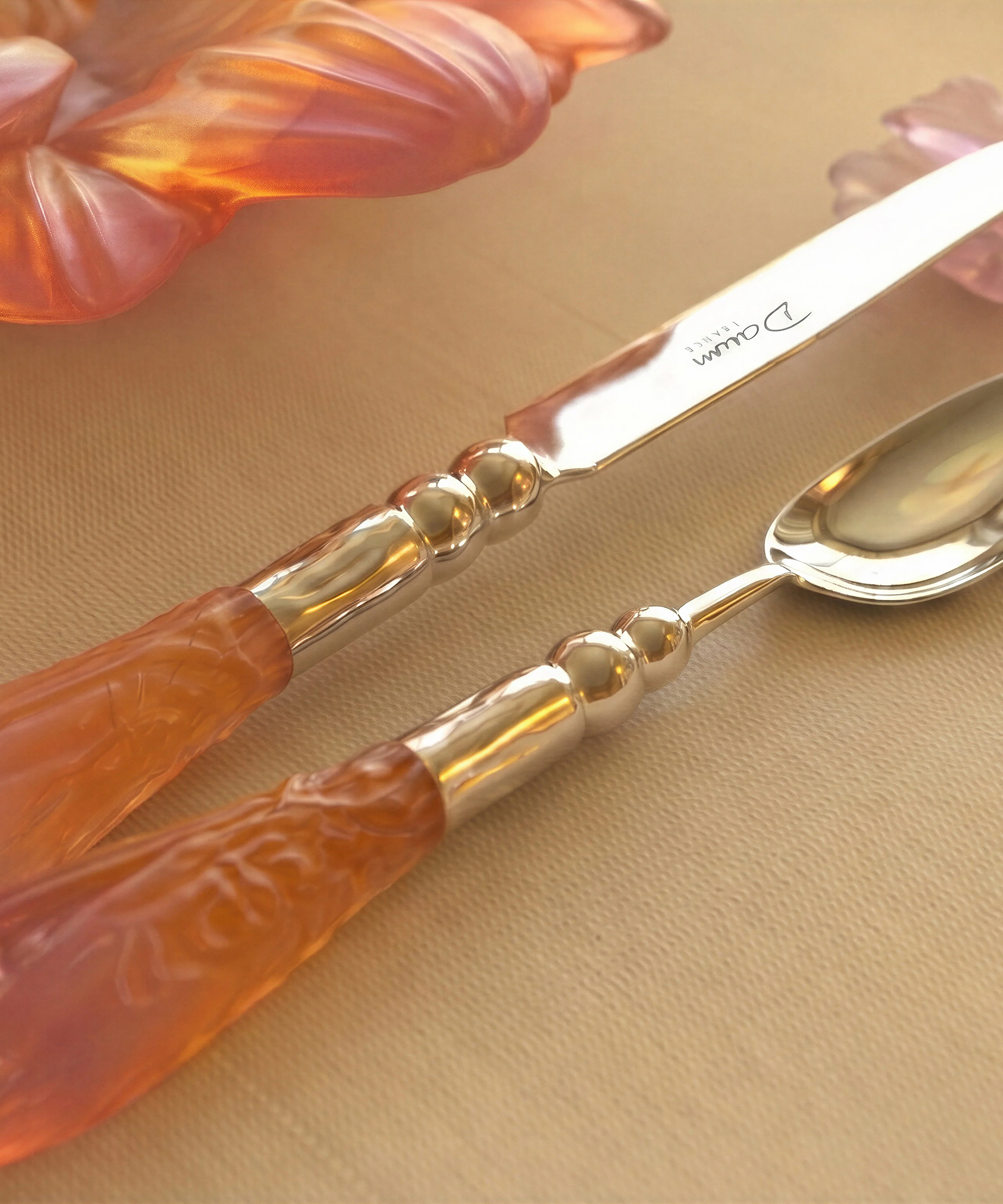 Or d'Abeille Coffret de 2 couteaux de table - Image 2