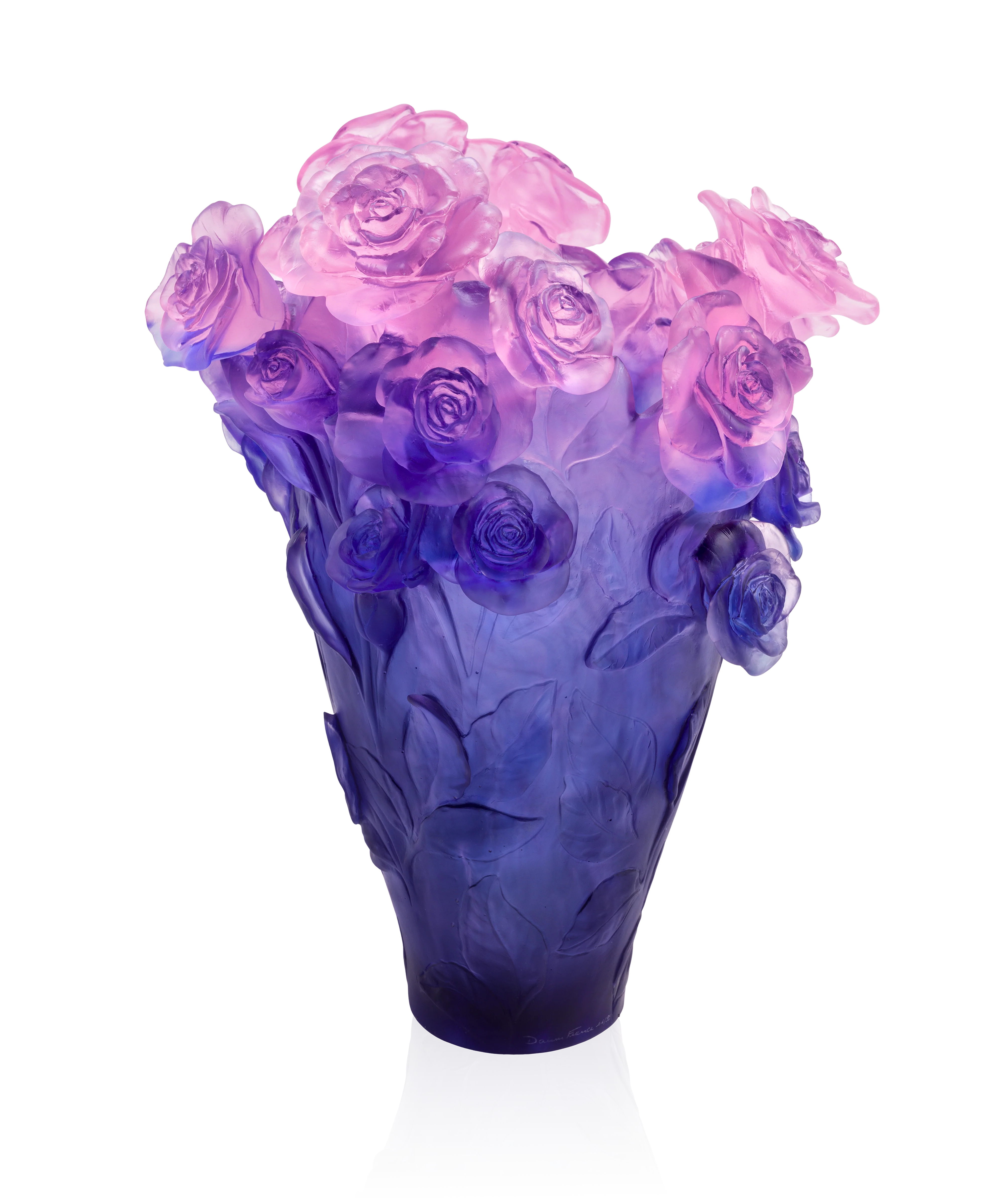 Rose Passion Vase magnum Bleu et rose 99ex