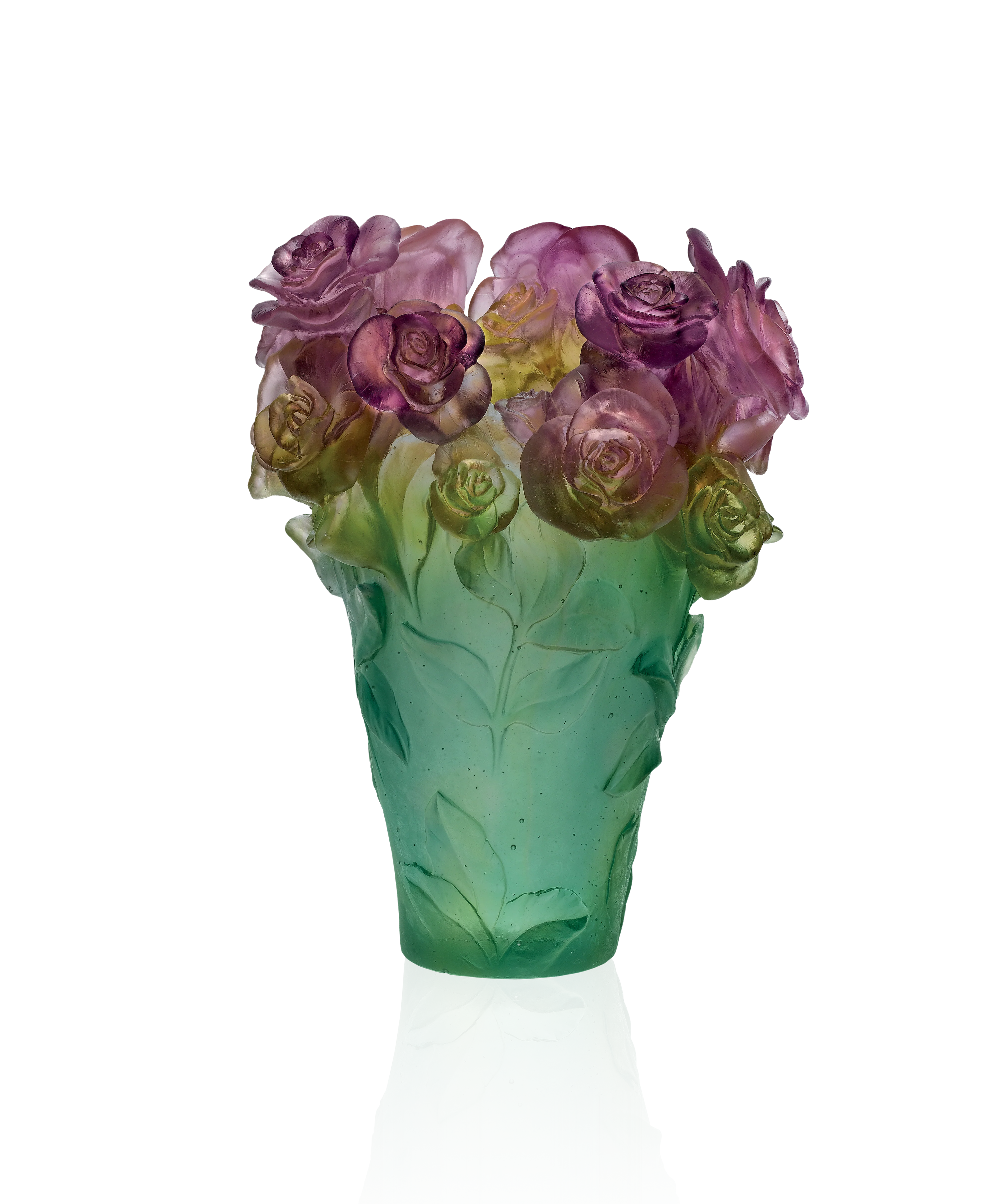 Rose Passion Vase Vert et rose